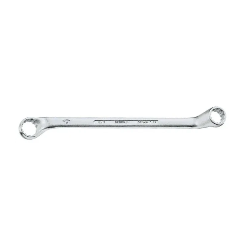 Gedore Offset Ring Spanner 24 to 27 mm², 325mm Overall Length, Chrome-Plated Vanadium Steel 2 24x27