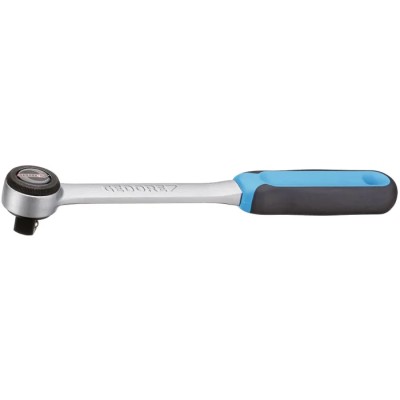 Gedore 1/2 in Drive Chrome Vanadium Steel Ratchet with Ratchet Handle, Drop Shaped Head, 270mm Overall 1993 U-3