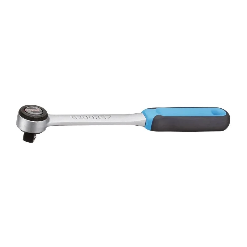 Gedore 1/2 in Drive Chrome Vanadium Steel Ratchet with Ratchet Handle, Drop Shaped Head, 270mm Overall 1993 U-3