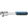 Gedore 1/4 in Ratchet with Ratchet Handle Chrome Vanadium Steel, Chrome Plated, 127mm Overall 2093 U-20