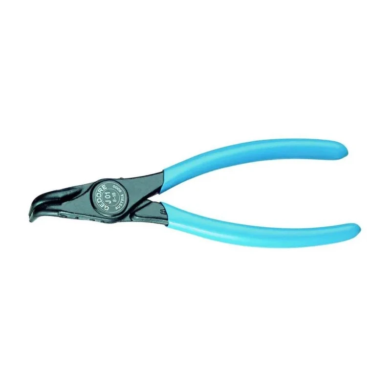 Gedore 1-Piece Internal Bent Jaw ESD Safe Circlip Plier, 292mm Length, 65mm Jaw, Chrome Vanadium Steel 8000 J 41