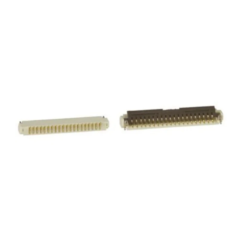 Hirose 0.5 mm Pitch 20 Way Right Angle Female FPC Connector, Solder FH33