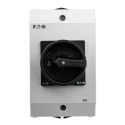 Eaton 3-Pole Surface Isolator Switch, IP65, 25A, 13 kW, Screw Terminal, Black Handle 