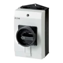 Eaton 3-Pole Surface Isolator Switch, IP65, 25A, 13 kW, Screw Terminal, Black Handle 