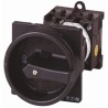 Eaton 3-Pole Rear Mount Isolator Switch, IP65, 20A, 6.5 kW, Black Handle T0-2 Series