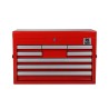 RS PRO 8 Drawer Steel Tool Chest Red 307mm Length 660mm Width 427mm Height 773-2735