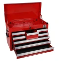 RS PRO 8 Drawer Steel Tool Chest Red 307mm Length 660mm Width 427mm Height 773-2735