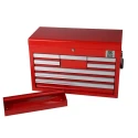 RS PRO 8 Drawer Steel Tool Chest Red 307mm Length 660mm Width 427mm Height 773-2735