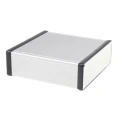 Hammond 1455 Series Aluminium Enclosure Silver Anodised IP54 52mm x 160mm x 165mm 1455T1601
