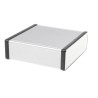 Hammond 1455 Series Aluminium Enclosure Silver Anodised IP54 52mm x 160mm x 165mm 1455T1601