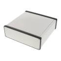 Hammond 1455 Series Aluminium Enclosure Silver Anodised IP54 52mm x 160mm x 165mm 1455T1601