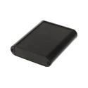 Hammond 1455 Series Aluminium Black Enclosure, IP54, 19 mm x 80 mm x 72 mm 1455B802BK
