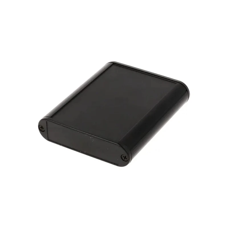 Hammond 1455 Series Aluminium Black Enclosure, IP54, 19 mm x 80 mm x 72 mm 1455B802BK