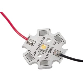Intelligent LED Solutions OSLON Square 1+ PowerStar LED Array 1-LEDs White LED 3000K ILH-OO01-WMWH-SC211-WIR200.