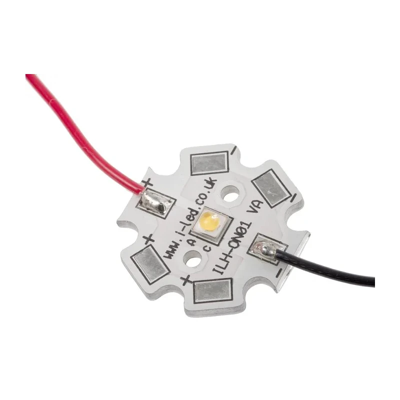 Intelligent LED Solutions OSLON Square 1+ PowerStar LED Array 1-LEDs White LED 3000K ILH-OO01-WMWH-SC211-WIR200.