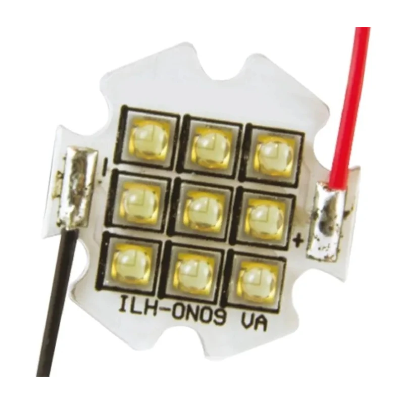Intelligent LED Solutions OSLON Square 9+ PowerStar 9-LEDs Neutral White LED Array ILH-OO09-NUWH-SC211-WIR200.