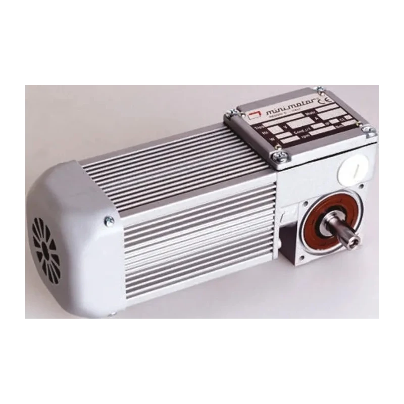 Mini Motor Reversible Worm AC Geared Motor 20 W 2-Pole 230, 400V Aluminium Shaft BC2000 10:1 Ratio BC2000