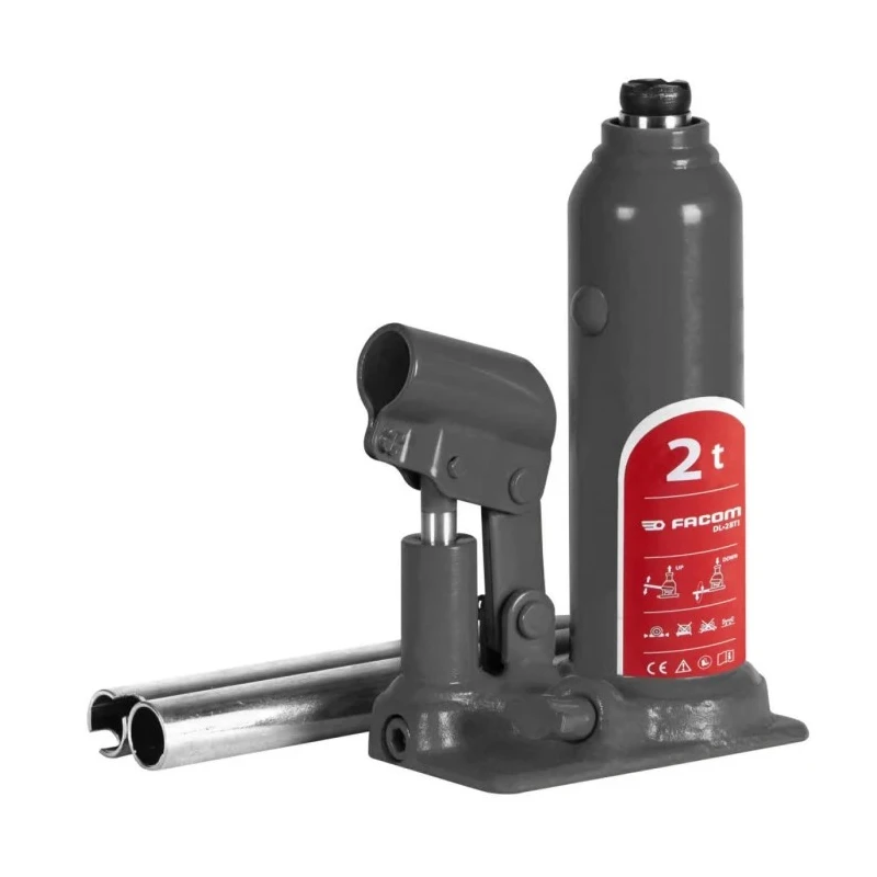Facom Heavy-Duty Bottle Jack 2 Ton Load Capacity 117 mm Lifting Height DL.2BTIPF