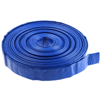 RS PRO Hose Pipe, 7 bar Maximum Operating Pressure, 20 m Length, Polyvinyl Chloride Material, Reinforced, Blue 235-7409