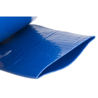 RS PRO PVC Flexible Hose Pipe 4.5 bar 10 m Long Blue Reinforced 55.3 mm OD 52 mm ID 235-7465