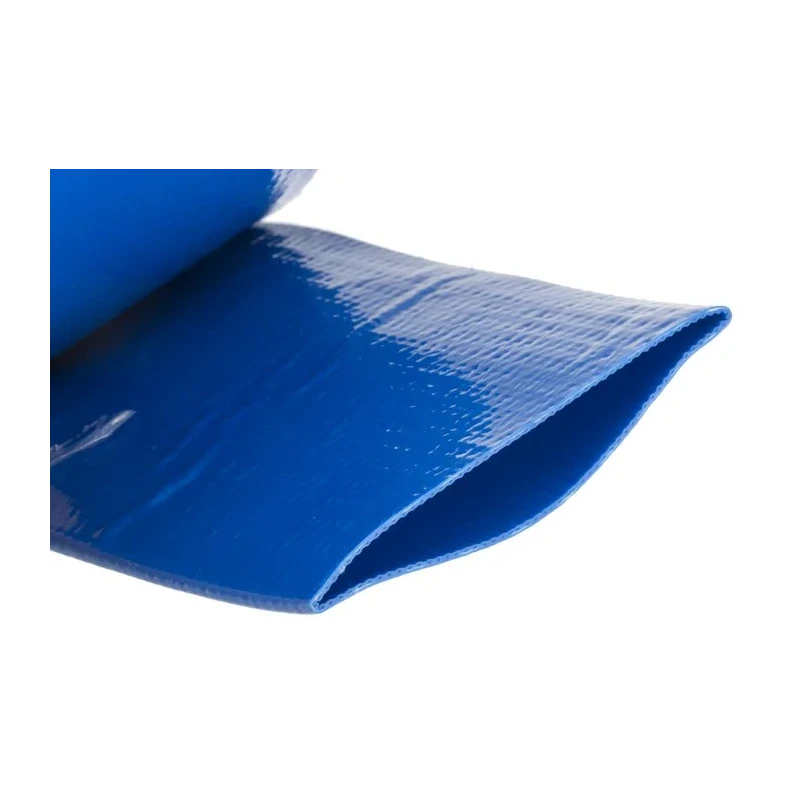 RS PRO PVC Flexible Hose Pipe 4.5 bar 10 m Long Blue Reinforced 55.3 mm OD 52 mm ID 235-7465