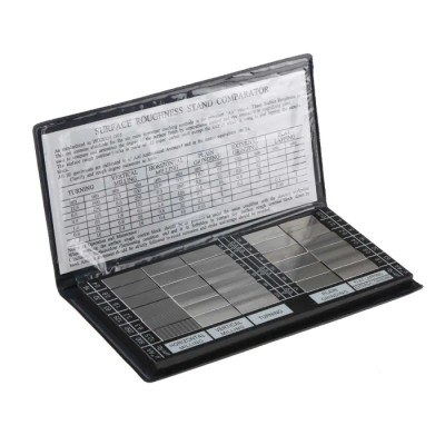 RS PRO 30 Piece Surface Roughness Comparator Set Precision Carbon Steel Plates in PVC Wallet 235-7544