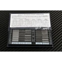RS PRO 30 Piece Surface Roughness Comparator Set Precision Carbon Steel Plates in PVC Wallet 235-7544