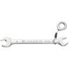 Facom Double Ended Open Spanner Metric 6 to 41 mm, Satin Chrome Finish, Chrome Vanadium Steel, 152mm Length 44.10X11SLS