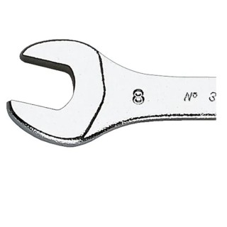 Facom Open End Spanner Metric Double Ended Satin Chrome 70mm Overall Length 34.3.2
