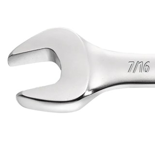 Facom Double Ended Open Spanner Imperial Chrome Vanadium Steel Satin Chrome Finish 318mm Overall 44.1P1/8X1P1/4