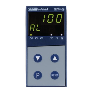 Jumo safetyM TB/TW 08 Panel Temperature Limiter 2 Input 3 Output Relay 240V On-Off 701170/8-0153-1001-23/005