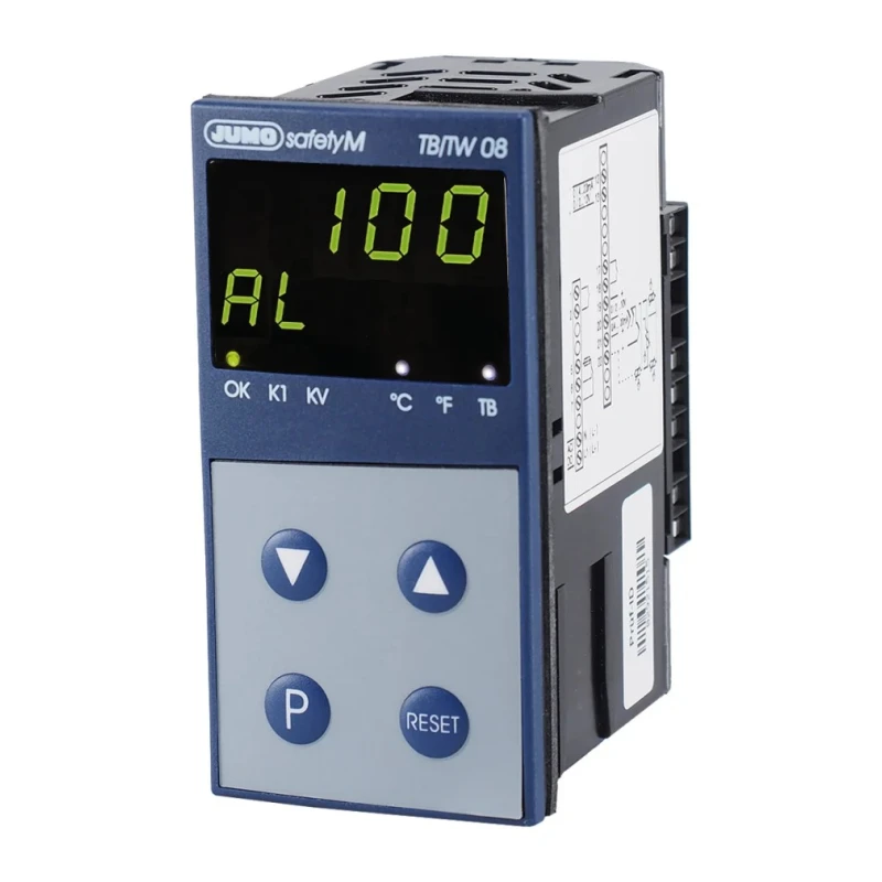 Jumo safetyM TB/TW 08 Panel Temperature Limiter 2 Input 3 Output Relay 240V On-Off 701170/8-0153-1001-23/005