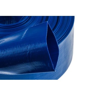RS PRO PVC Flexible Hose Pipe, Blue, Reinforced, 20 m Length, 4.5 Bar Pressure, 55.3 mm OD, 52 mm ID, Model 235-7471