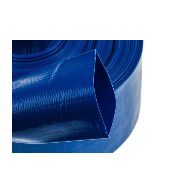 RS PRO PVC Flexible Hose Pipe, Blue, Reinforced, 20 m Length, 4.5 Bar Pressure, 55.3 mm OD, 52 mm ID, Model 235-7471
