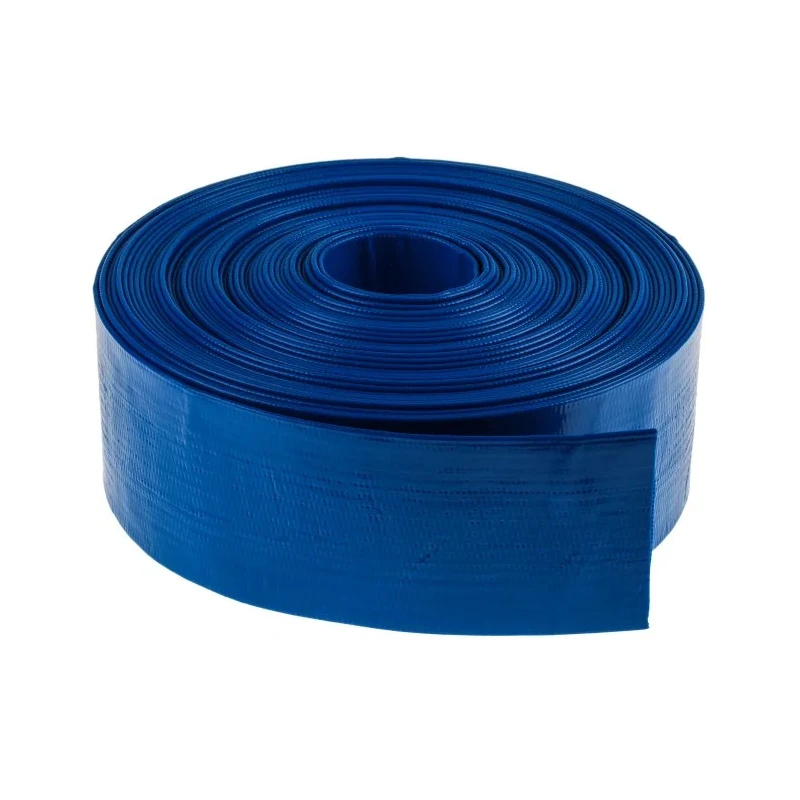 RS PRO PVC Flexible Hose Pipe, Blue, Reinforced, 20 m Length, 4.5 Bar Pressure, 55.3 mm OD, 52 mm ID, Model 235-7471