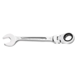 Facom Combination Spanner 8 to 19 mm Size Range with 148 mm Overall Length Satin Chrome Finish 467BF.12