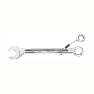 Facom Combination Spanner 1 in Imperial Size, Chrome Finish, 12-Point, 15° Offset Angle, 274mm Overall Length 440.1PSLS