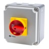 RS PRO 4-Pole Panel Mount Isolator Switch 3-Phase, IP65, 63A, 30 kW IP65