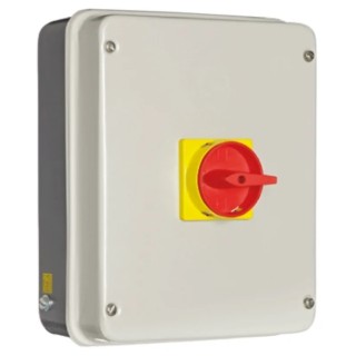 RS PRO 4-Pole Panel Mount Isolator Switch, IP54 Protection, 25A Current, 11 kW Power IP54