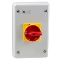 RS PRO 4-Pole Panel Mount Isolator Switch, IP54, Red Handle, 40A, 37 kW, 690V AC, Series RS PRO IP54