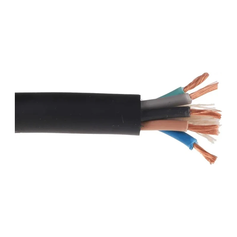RS PRO Heavy Duty 3 Core 2.5mm² Black CPE Jacket Power Cable 450/750V 60°C 100m H07RN-F 773-9049