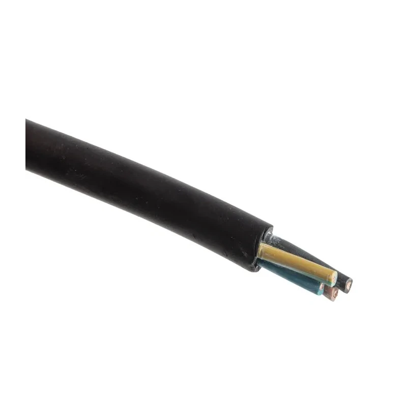 RS PRO 4 Core Power Cable Black 1.5mm² 60°C 50 m CPE Jacket 450/750V 773-9067