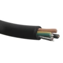 RS PRO 4 Core Power Cable Black 4mm² 50 m CPE Jacket 450/750 V 60 °C 773-9073