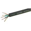 RS PRO 5 Core Power Cable Black 2.5mm² 450/750 V 60 °C CPE Jacket 100 m H07RN-F 773-9089
