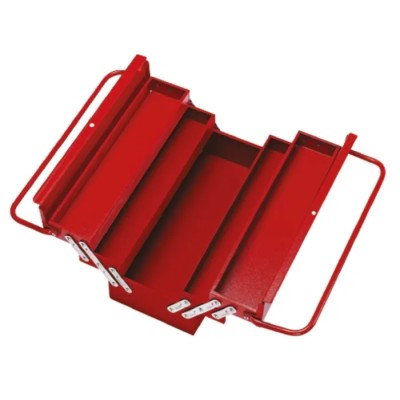 RS PRO Metal Cantilever Tool Box with 5 Compartments 550mm x 200mm x 550mm 6kg 773-9364