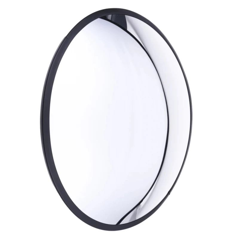 RS PRO Acrylic Indoor Circular Convex Mirror, Shatter Resistant, Black Rubber Edged, Model 773-9689