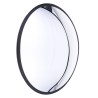 RS PRO Acrylic Indoor Circular Convex Mirror, Shatter Resistant, Black Rubber Edged, Model 773-9689