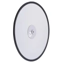 RS PRO Acrylic Indoor Circular Convex Mirror, Shatter Resistant, Black Rubber Edged, Model 773-9689