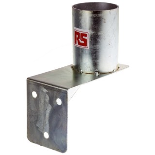 RS PRO Mild Steel Outdoor Traffic Mirror Wall Clamp 773-9755