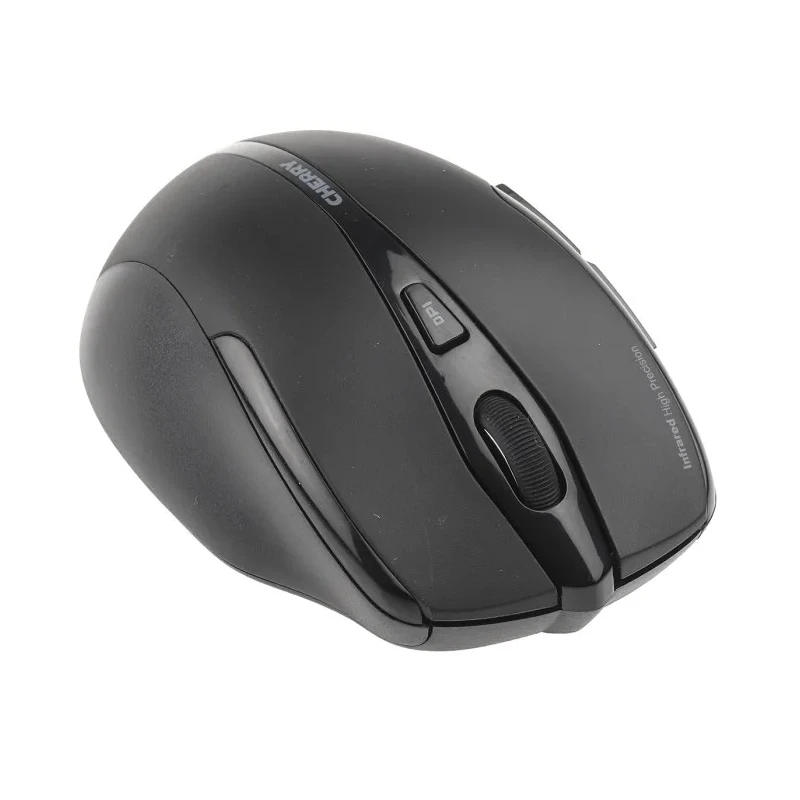 Cherry Wireless Standard Optical Mouse 6 Button Black Right-Handed Windows JW-T0100